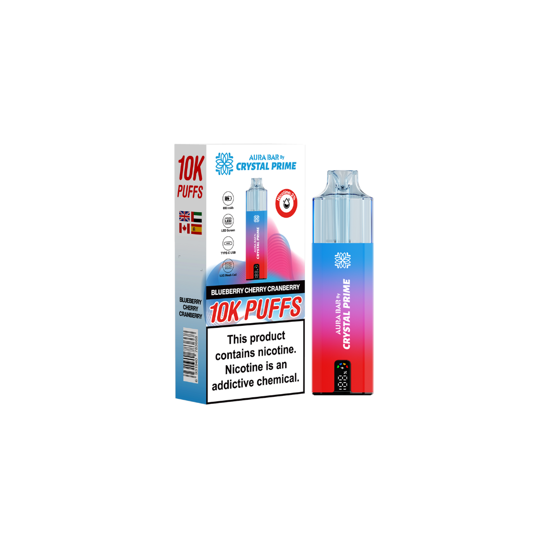 Crystal Prime 10k By Aura Bar Box of 5 - New