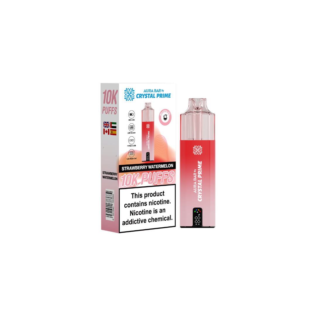 Crystal Prime 10k By Aura Bar Box of 5 - New