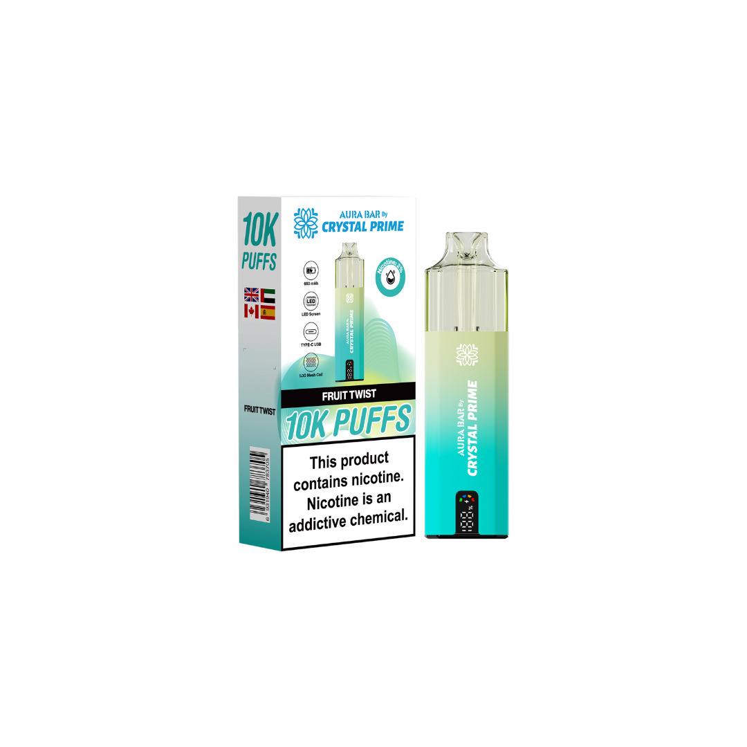 Crystal Prime 10k By Aura Bar Box of 5 - New