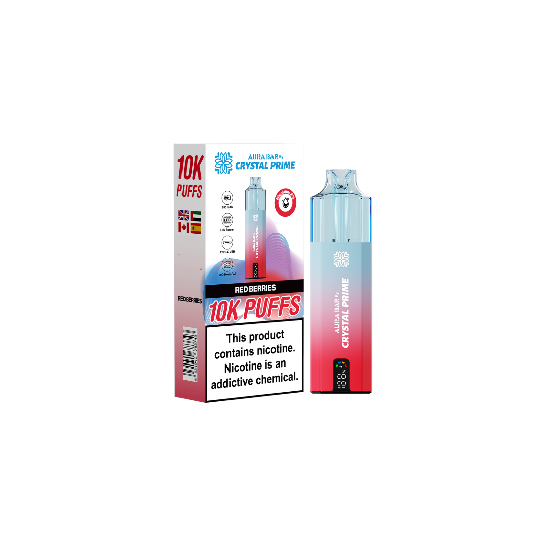 Crystal Prime 10k By Aura Bar Box of 5 - New