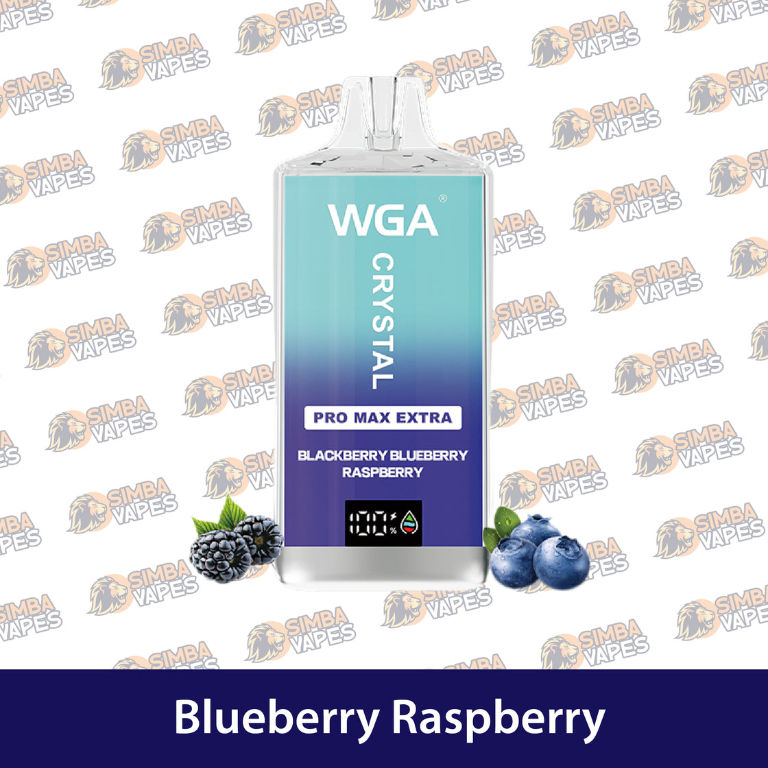 WGA Crystal Pro Max 15000 Blueberry Raspberry