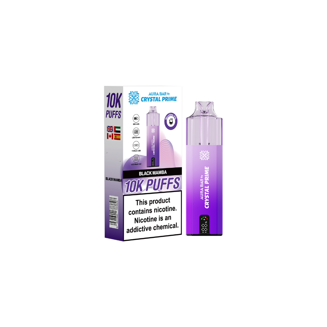Crystal Prime 10k By Aura Bar Box of 5 - New