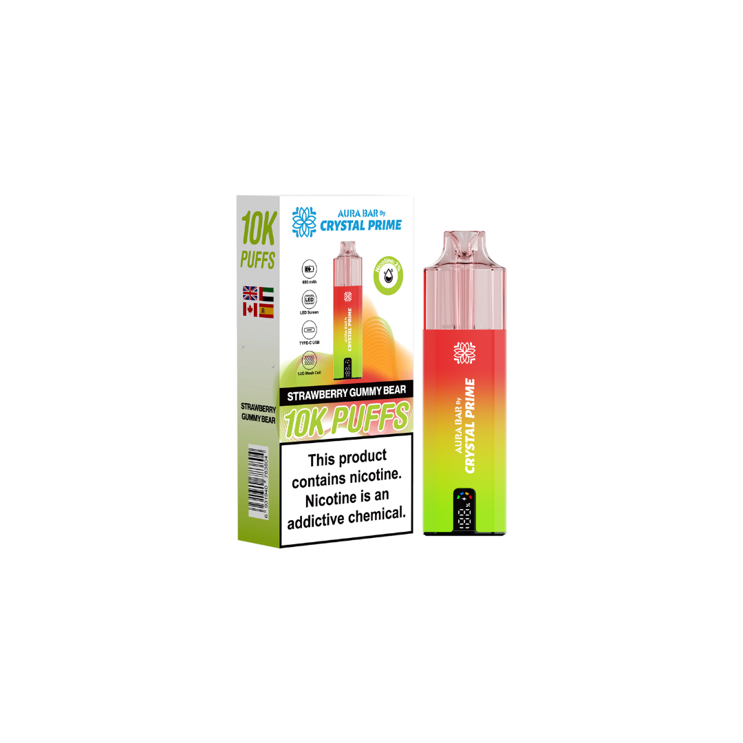 Crystal Prime 10k By Aura Bar Box of 5 - New