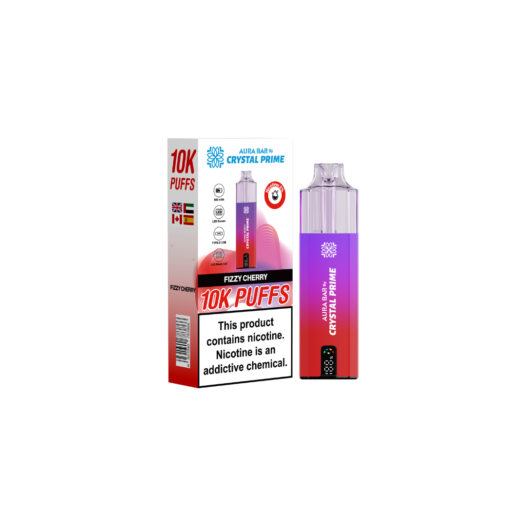 Crystal Prime 10k By Aura Bar Box of 5 - New