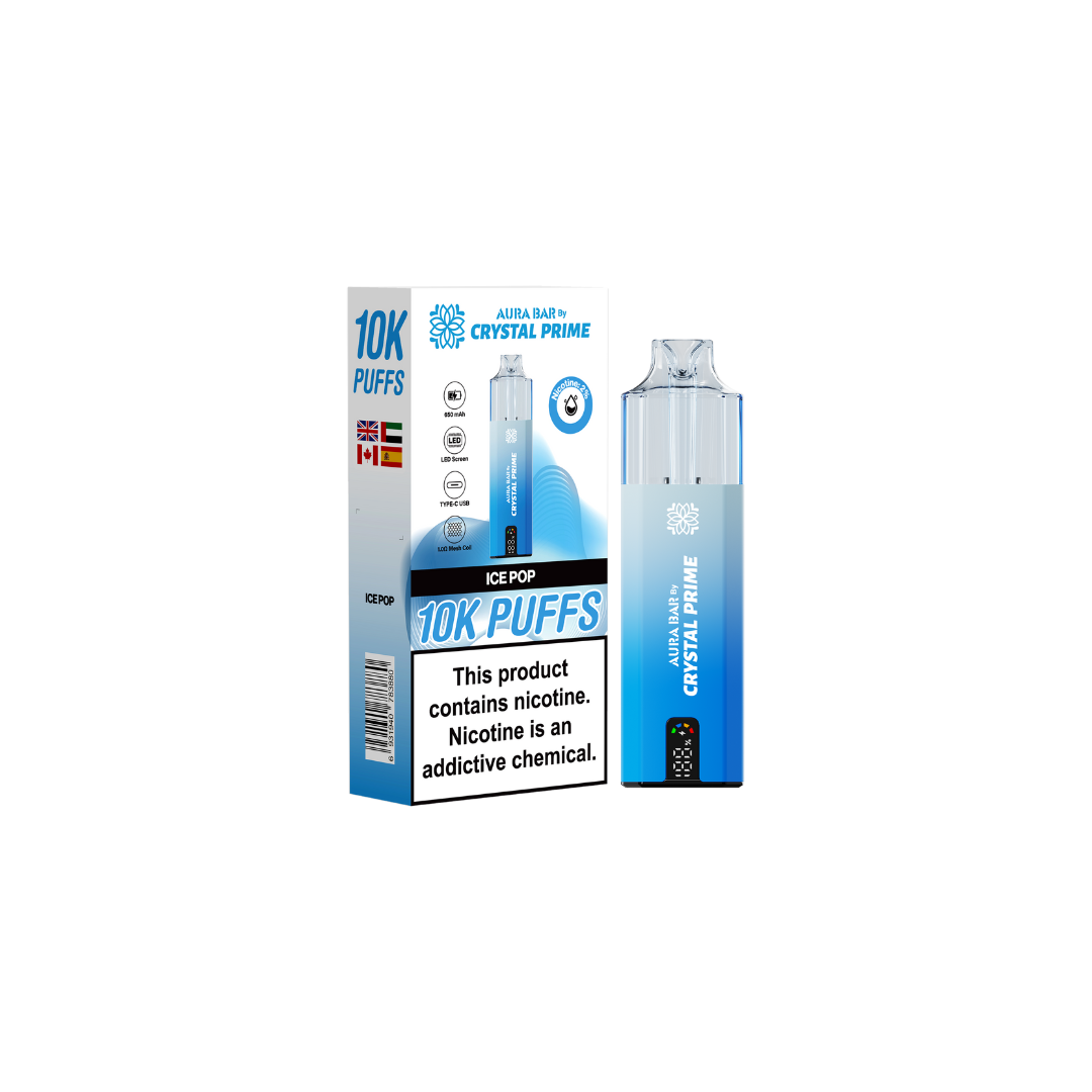 Crystal Prime 10k By Aura Bar Box of 5 - New