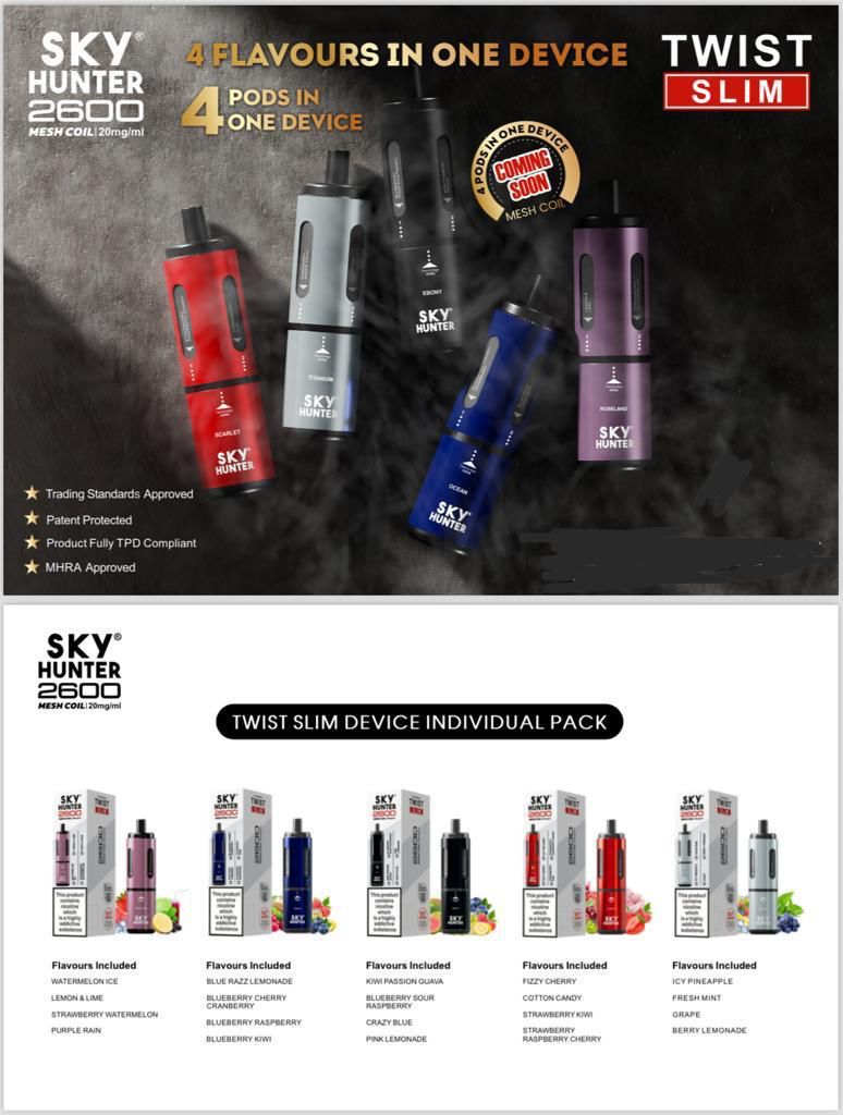 4 in 1 Sky Hunter 2600 disp