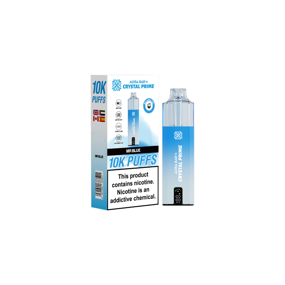 Crystal Prime 10k By Aura Bar Box of 5 - New
