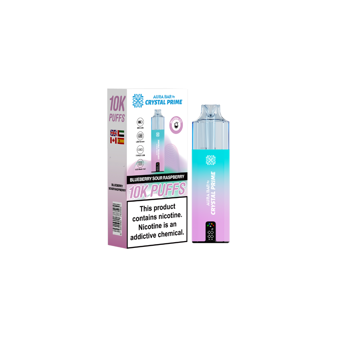 Crystal Prime 10k By Aura Bar Box of 5 - New