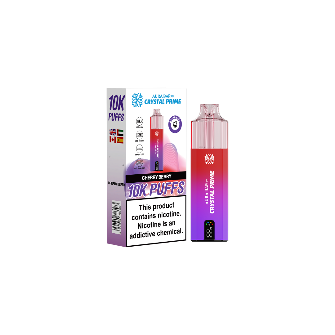 Crystal Prime 10k By Aura Bar Box of 5 - New
