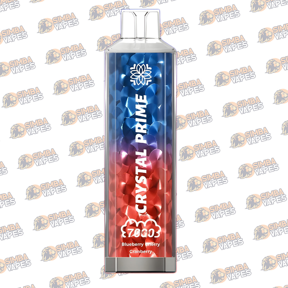 Crystal Prime 7000 Puffs Blueberry Cherry Cranberry