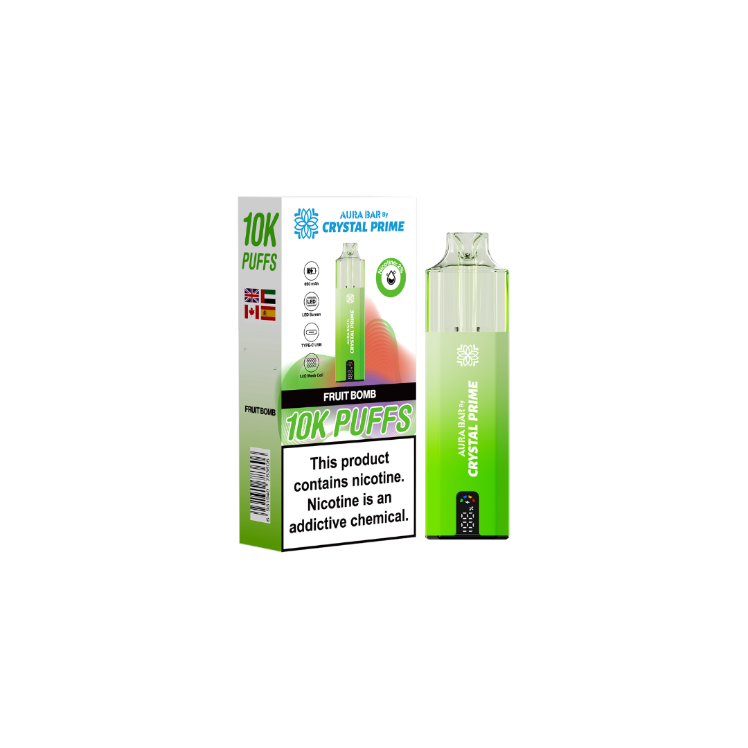 Crystal Prime 10k By Aura Bar Box of 5 - New