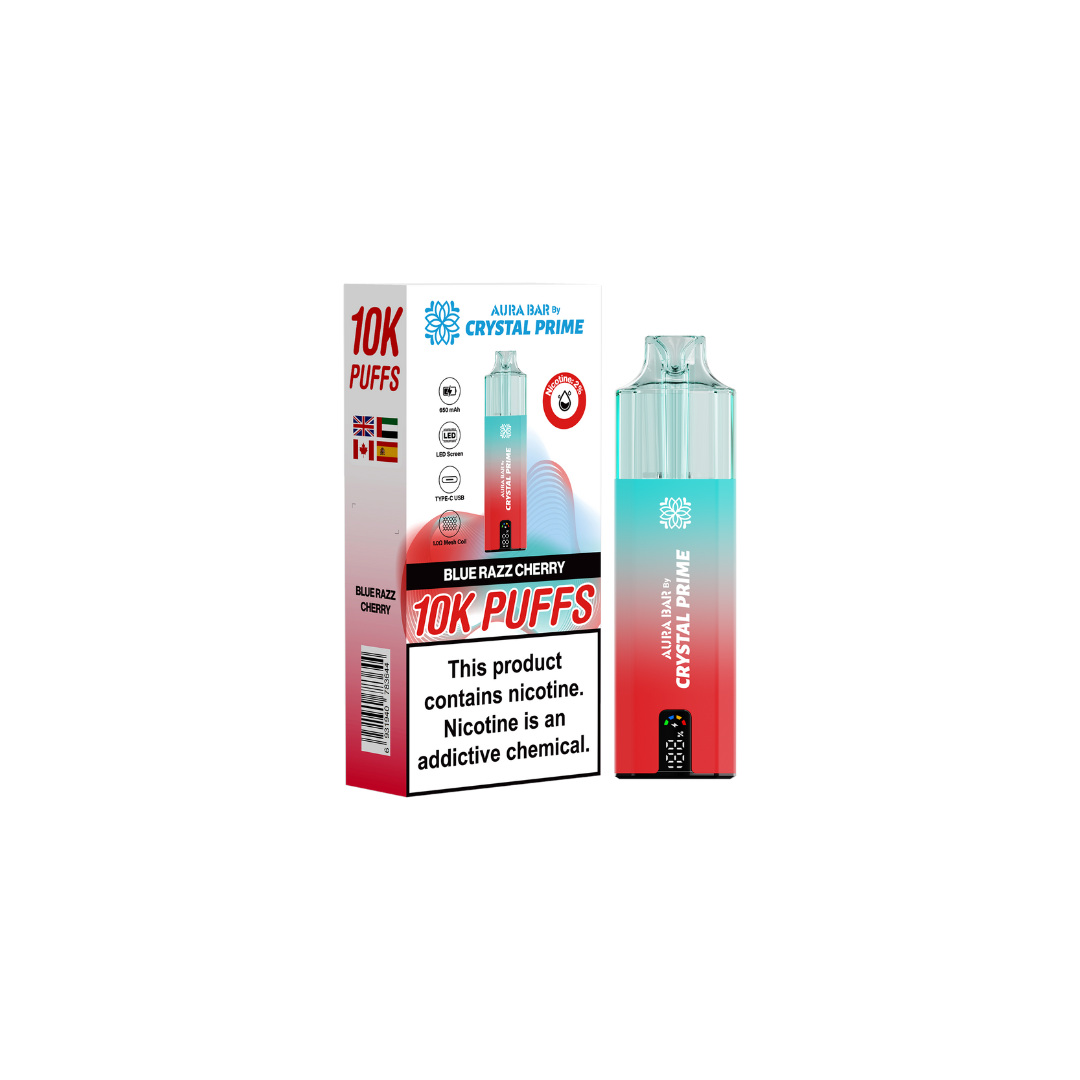 Crystal Prime 10k By Aura Bar Box of 5 - New