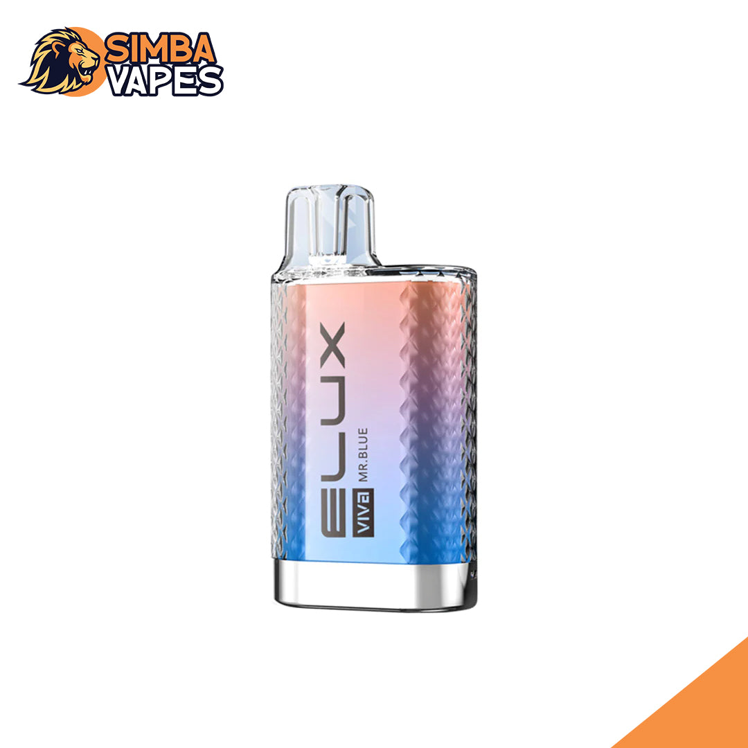 Elux Viva 600 Crystal Disposable Vape Puff Bar Pod Box of 10
