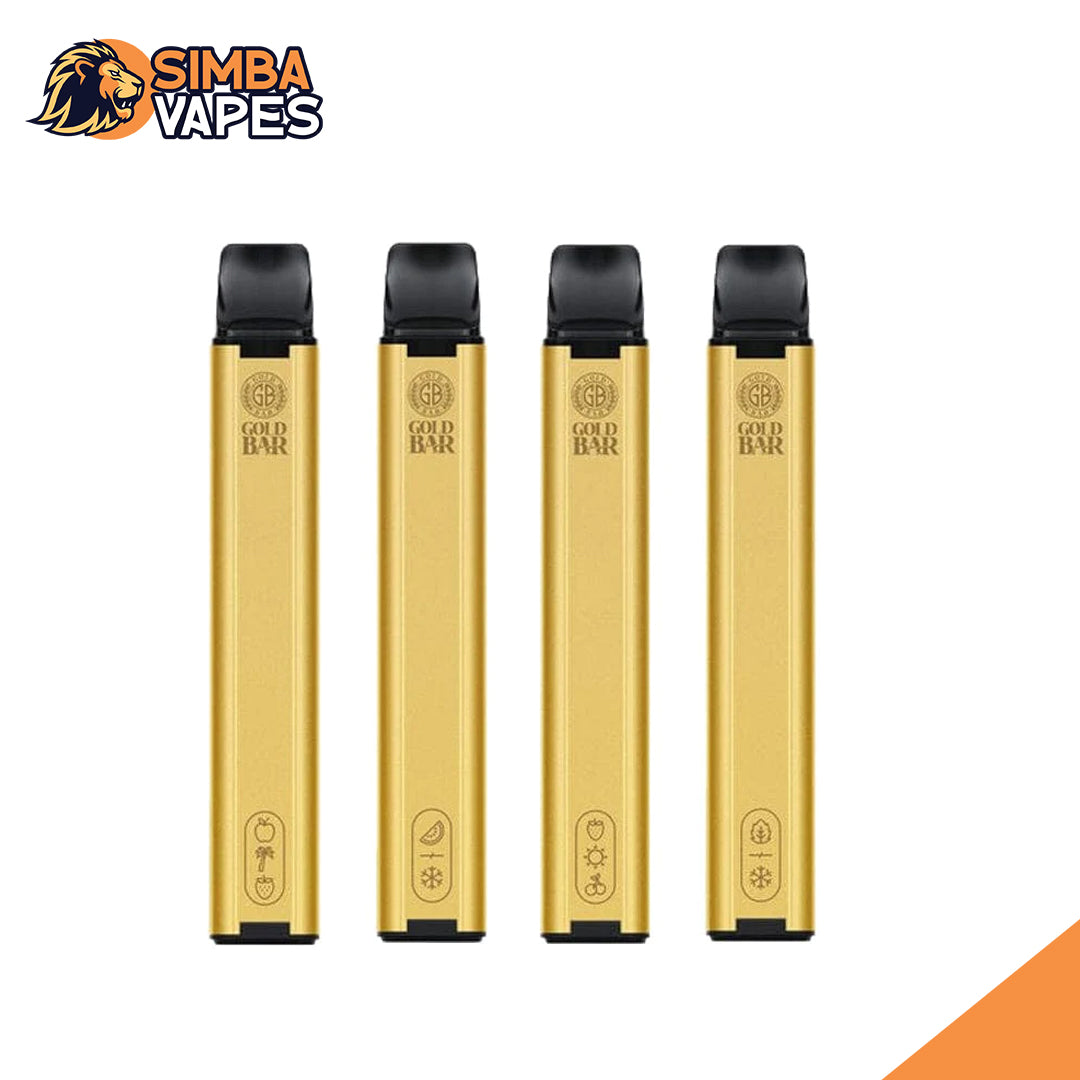 Gold Bar 600 Disposable Vape Puff Pod (Box of 10)