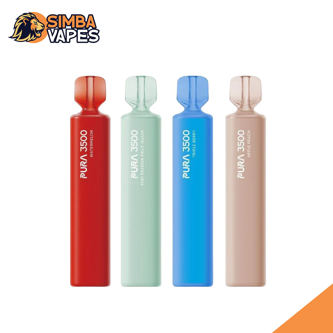 Pura 3500 Puffs Disposable Vape Device - Box of 10