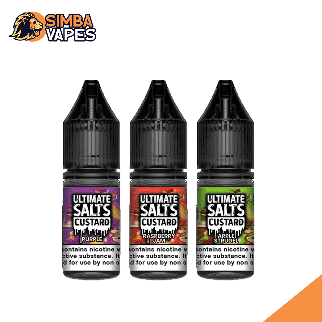 Ultimate Salts Custard 10ML Nic Salt (Box Of 10)