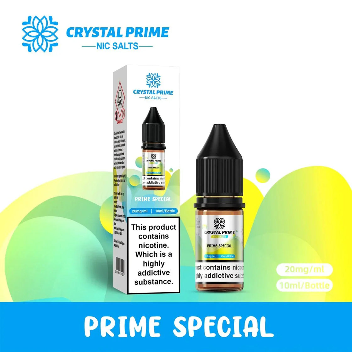 Crystal Prime Nic Salts by Aura Bar