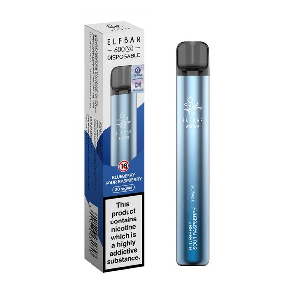 Elf Bar V2 600 Disposable Vape Puff Pod