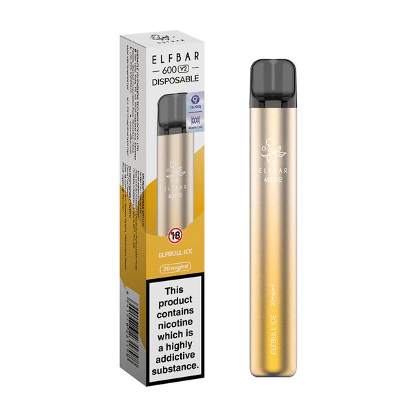 Elf Bar V2 600 Disposable Vape Puff Pod