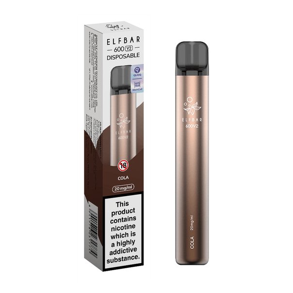 Elf Bar V2 600 Disposable Vape Puff Pod