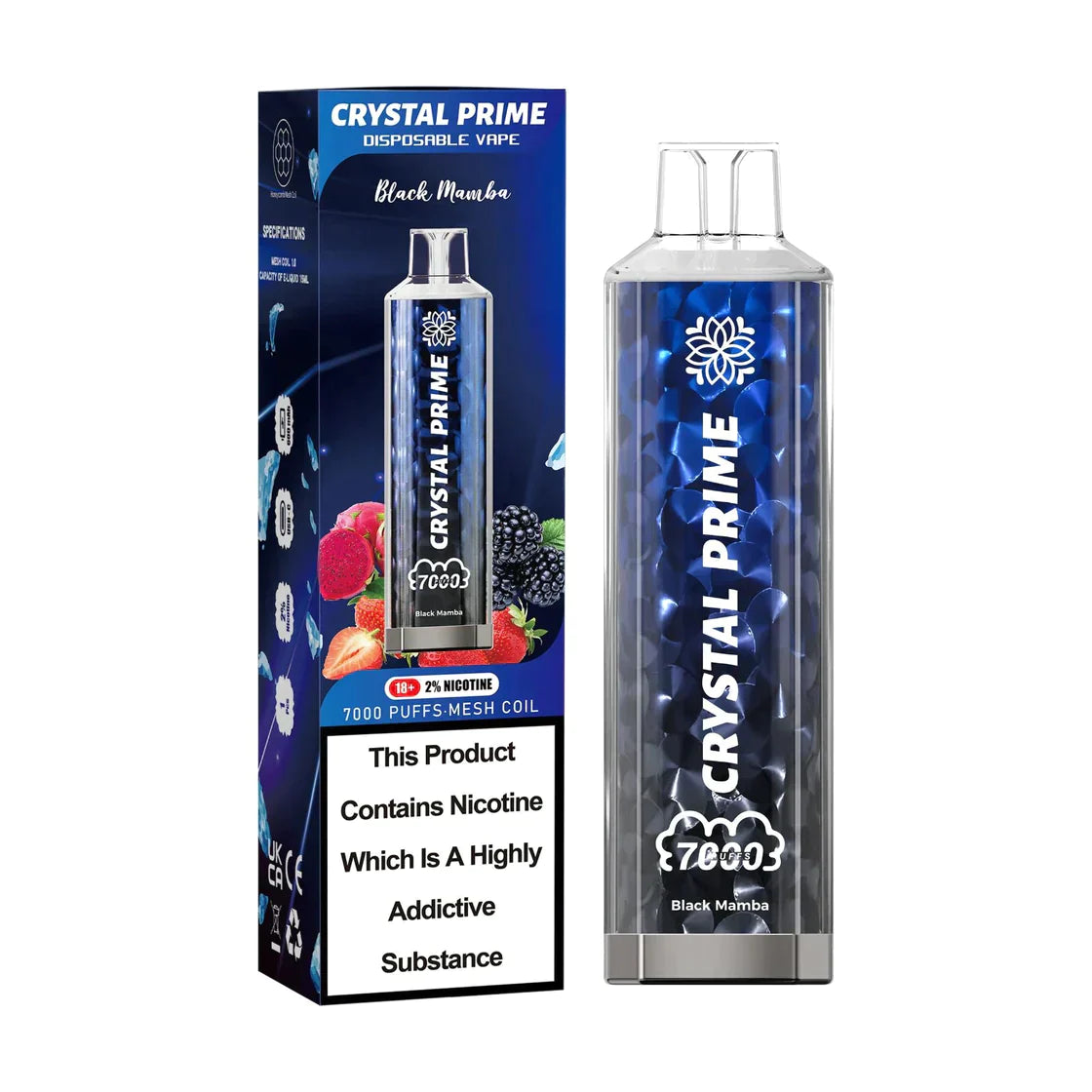 3D Crystal Prime 7000 Puffs Disposable Vape