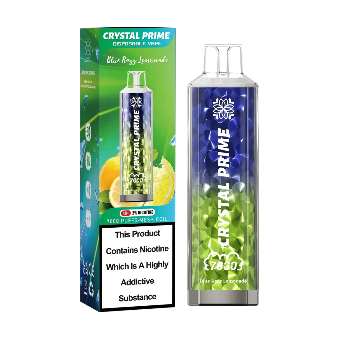 3D Crystal Prime 7000 Puffs Disposable Vape