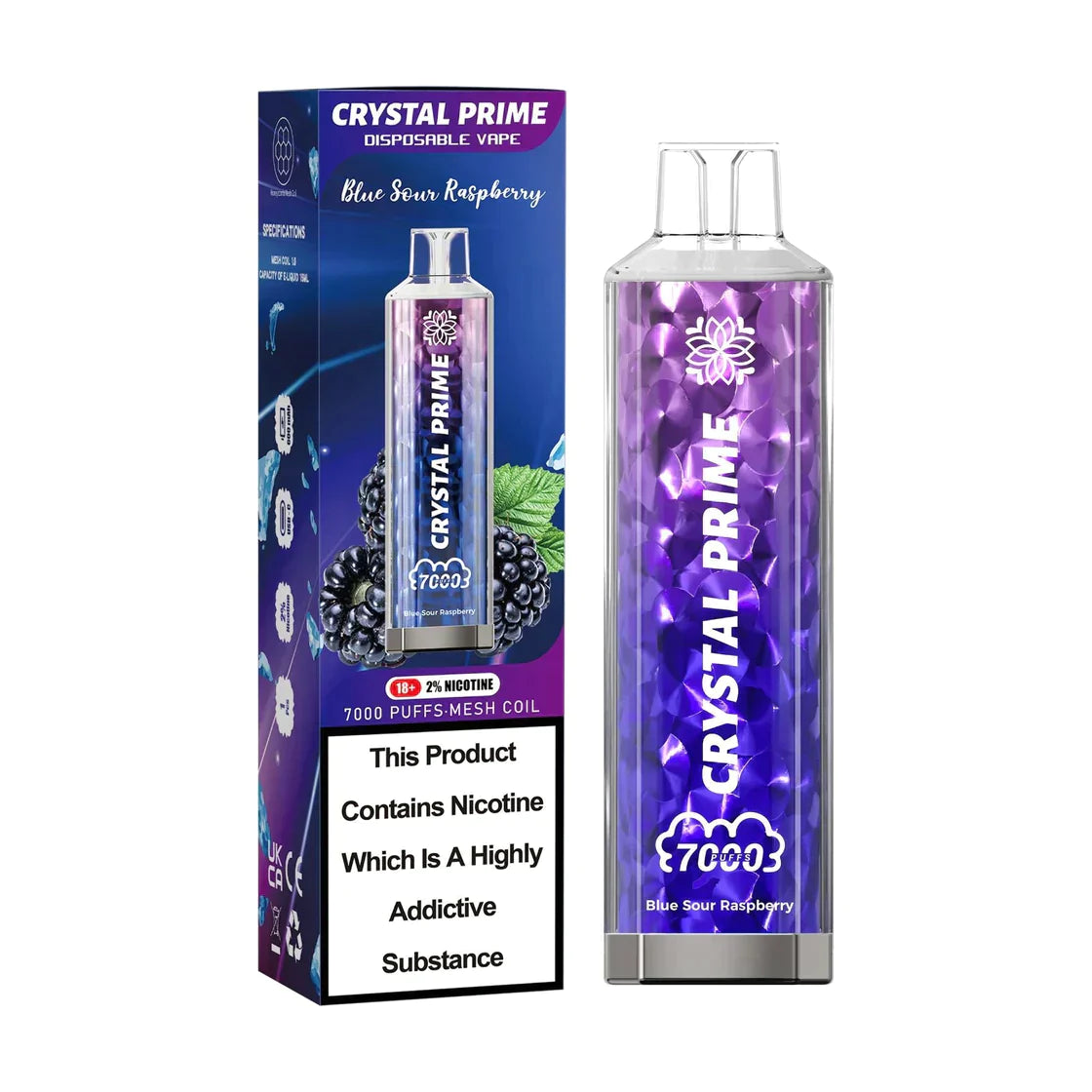 3D Crystal Prime 7000 Puffs Disposable Vape