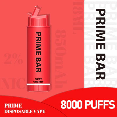 Prime Bar 8000 Disposable Vape Pod Device Box of 10