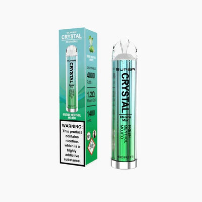 Super Crystal Xtreme Max 4000 Disposable Vape Box of 10