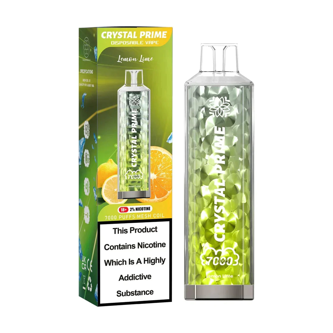 3D Crystal Prime 7000 Puffs Disposable Vape