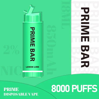 Prime Bar 8000 Disposable Vape Pod Device Box of 10