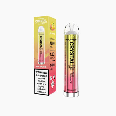 Super Crystal Xtreme Max 4000 Disposable Vape Box of 10