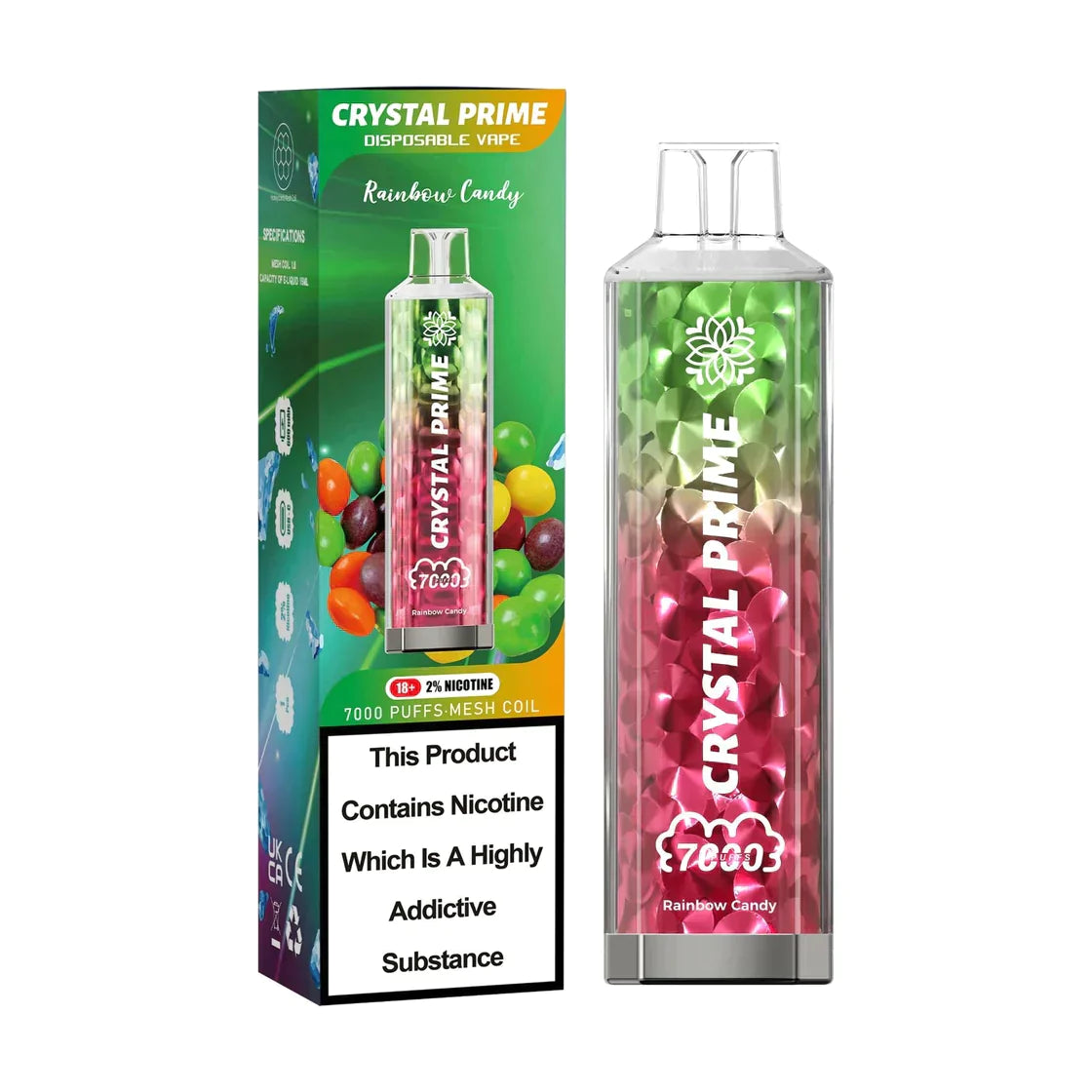 3D Crystal Prime 7000 Puffs Disposable Vape