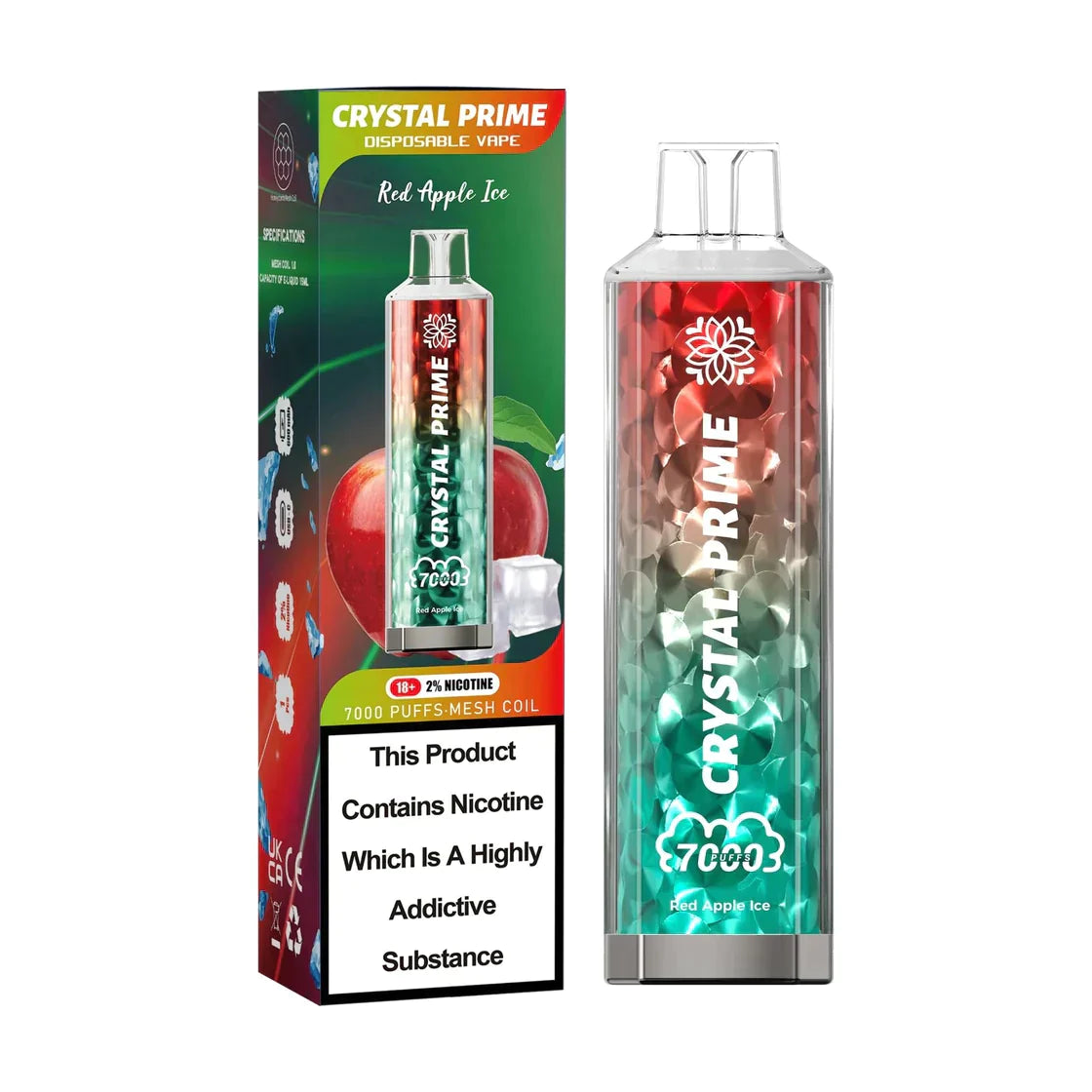 3D Crystal Prime 7000 Puffs Disposable Vape