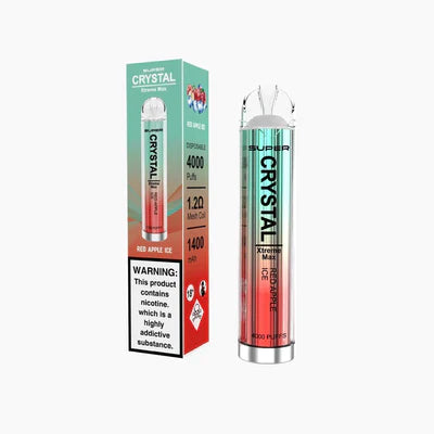 Super Crystal Xtreme Max 4000 Disposable Vape Box of 10