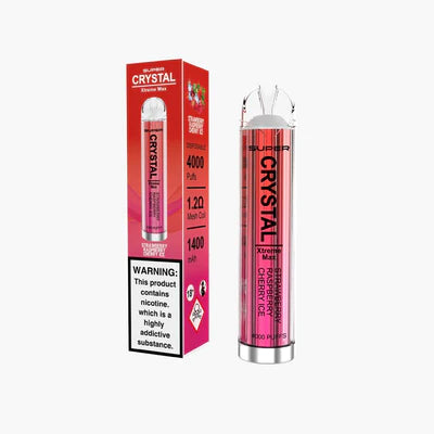 Super Crystal Xtreme Max 4000 Disposable Vape Box of 10