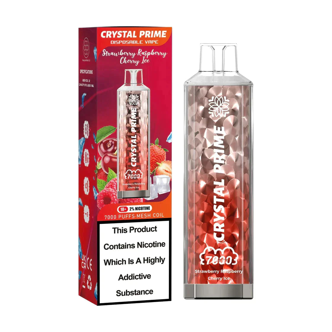 3D Crystal Prime 7000 Puffs Disposable Vape