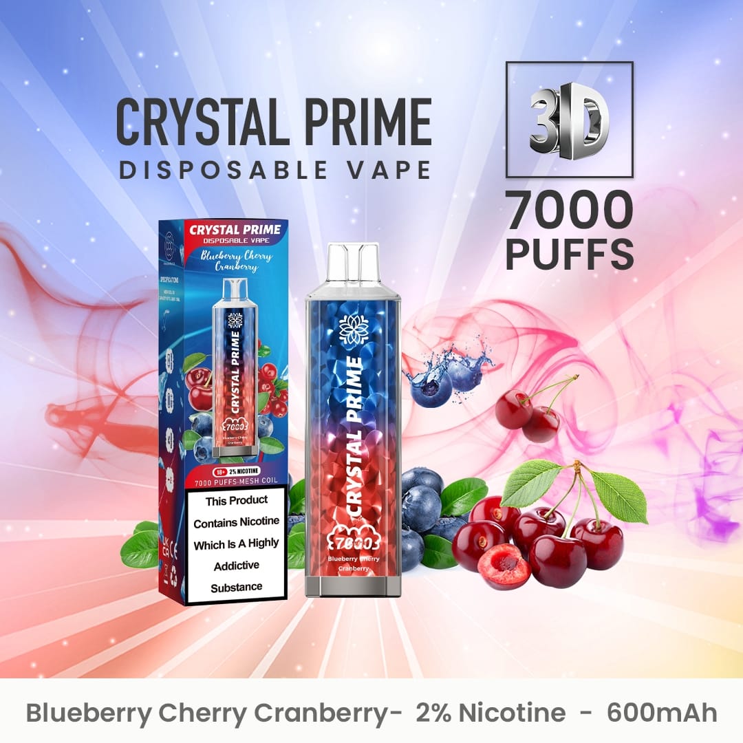 3D Crystal Prime 7000 Puffs Disposable Vape