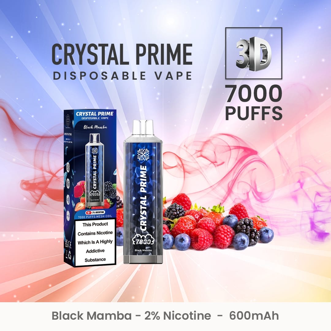 3D Crystal Prime 7000 Puffs Disposable Vape
