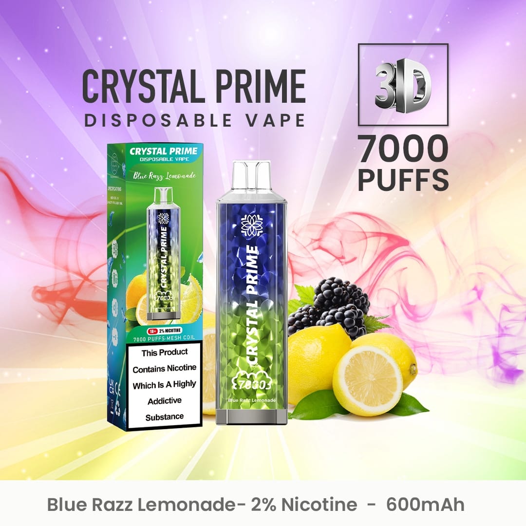 Crystal Prime 7000 Puffs Disposable Vape (Box of 10)