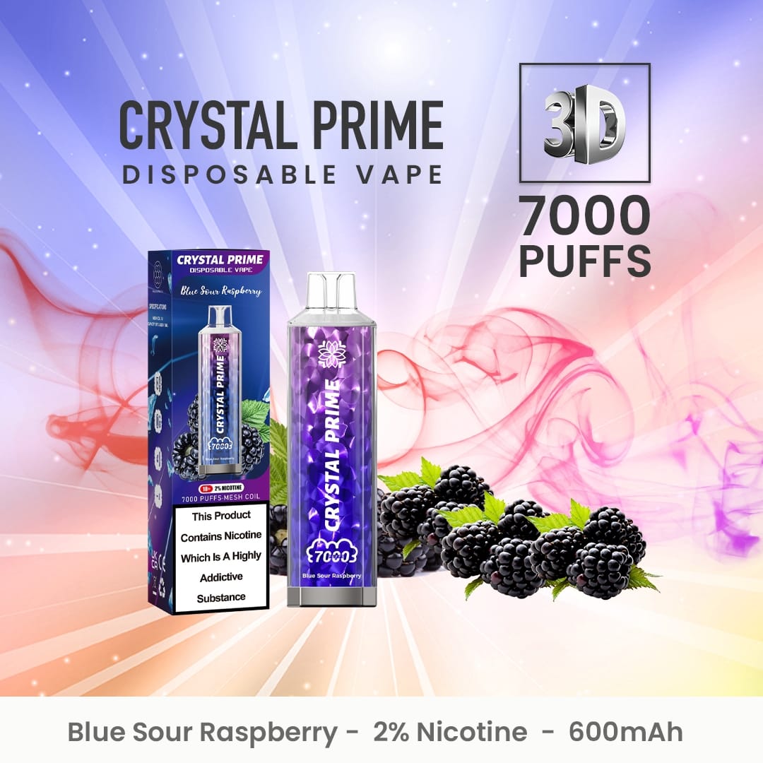 3D Crystal Prime 7000 Puffs Disposable Vape