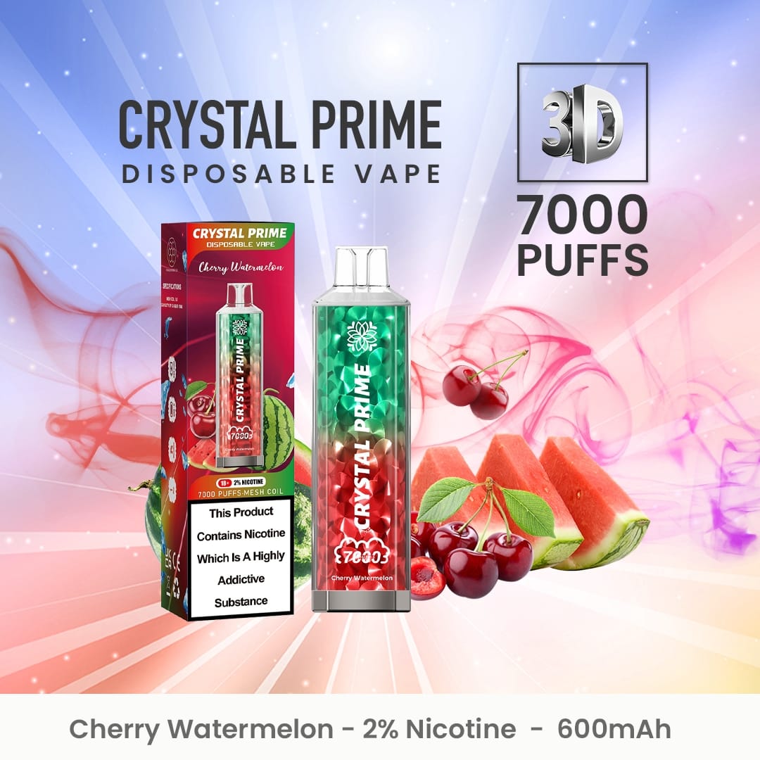 3D Crystal Prime 7000 Puffs Disposable Vape