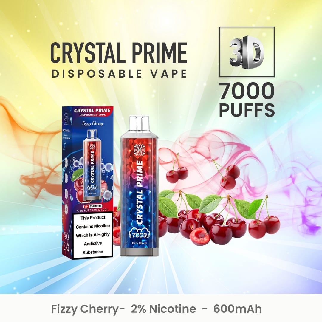 3D Crystal Prime 7000 Puffs Disposable Vape