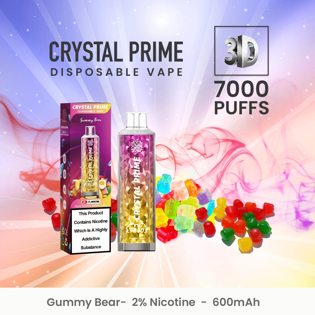 3D Crystal Prime 7000 Puffs Disposable Vape