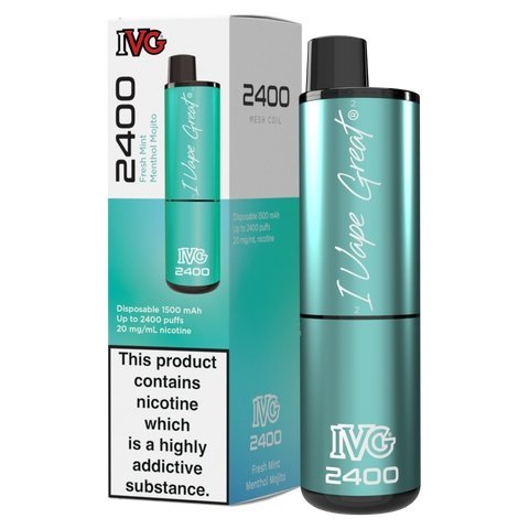 IVG 2400 Disposable Vape Pod Puff Bar Box of 10 - #Simbavapes#