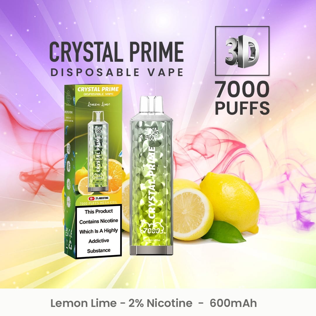 3D Crystal Prime 7000 Puffs Disposable Vape