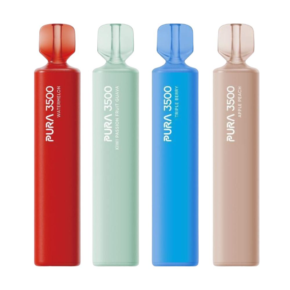 Pura 3500 Puffs Disposable Vape Device - Box of 10