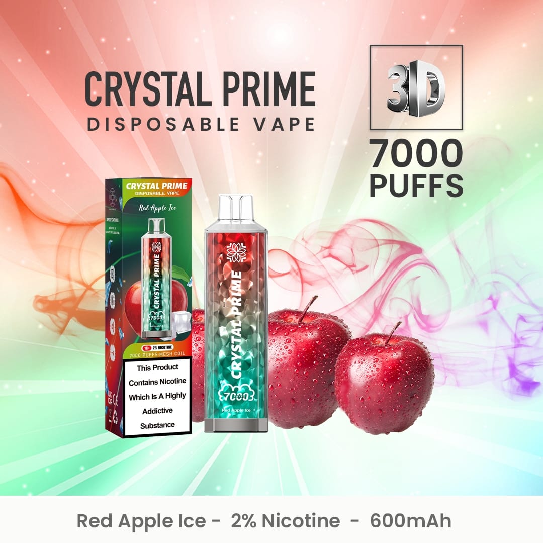 3D Crystal Prime 7000 Puffs Disposable Vape