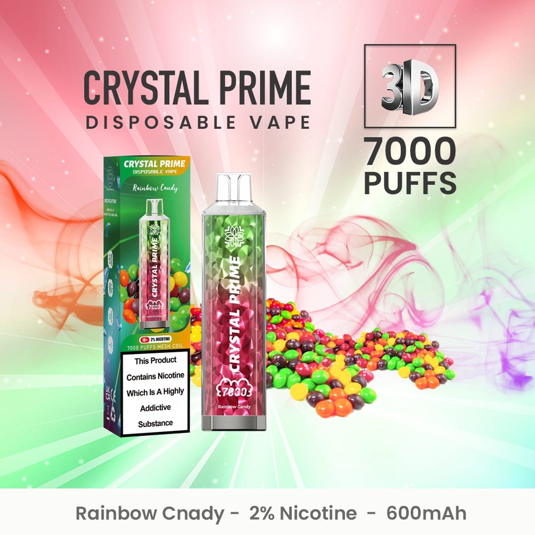 3D Crystal Prime 7000 Puffs Disposable Vape