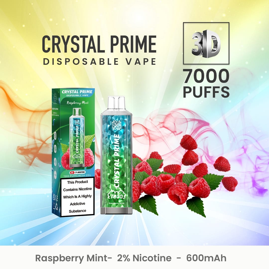 3D Crystal Prime 7000 Puffs Disposable Vape